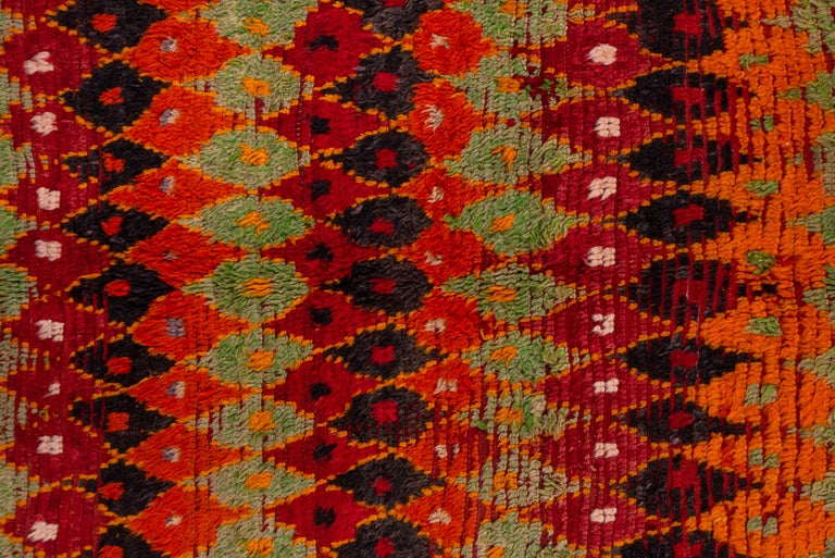 Vintage Colorful Moroccan Carpet For Sale at 1stDibs