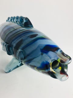 Vintage colorful Murano glass fish 1960's