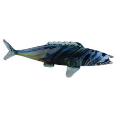 Vintage colorful Murano glass fish 1960's