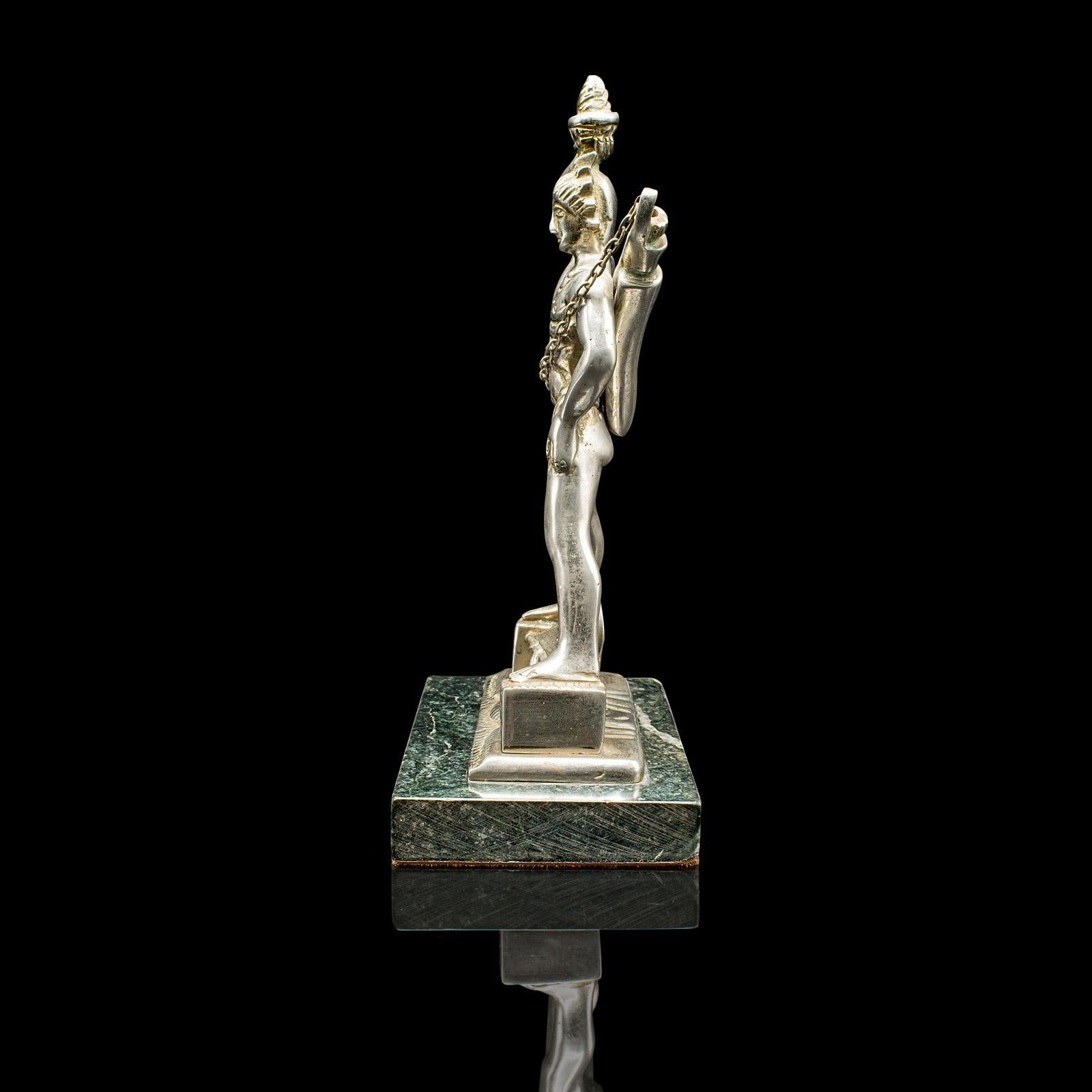 Statua d'epoca del Colosso di Rhode, greco, antica figura marittima, Art of Vintage In condizioni buone in vendita a Hele, Devon, GB