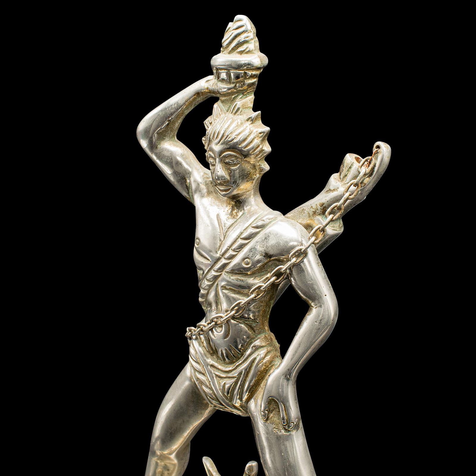 Statua d'epoca del Colosso di Rhode, greco, antica figura marittima, Art of Vintage in vendita 2
