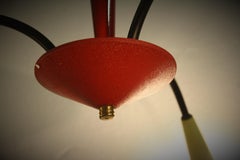 Vintage Colored Spider Chandelier, 1950s