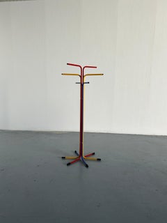Vintage Colourful Bent Metal RIGG Coat Stand by Tord Bjorklund for Ikea, 1987