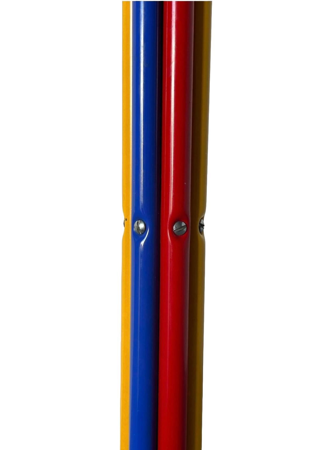 Late 20th Century Vintage Colourful Bent Metal RIGG Coat Stand by Tord Bjorklund for Ikea, 1987 For Sale