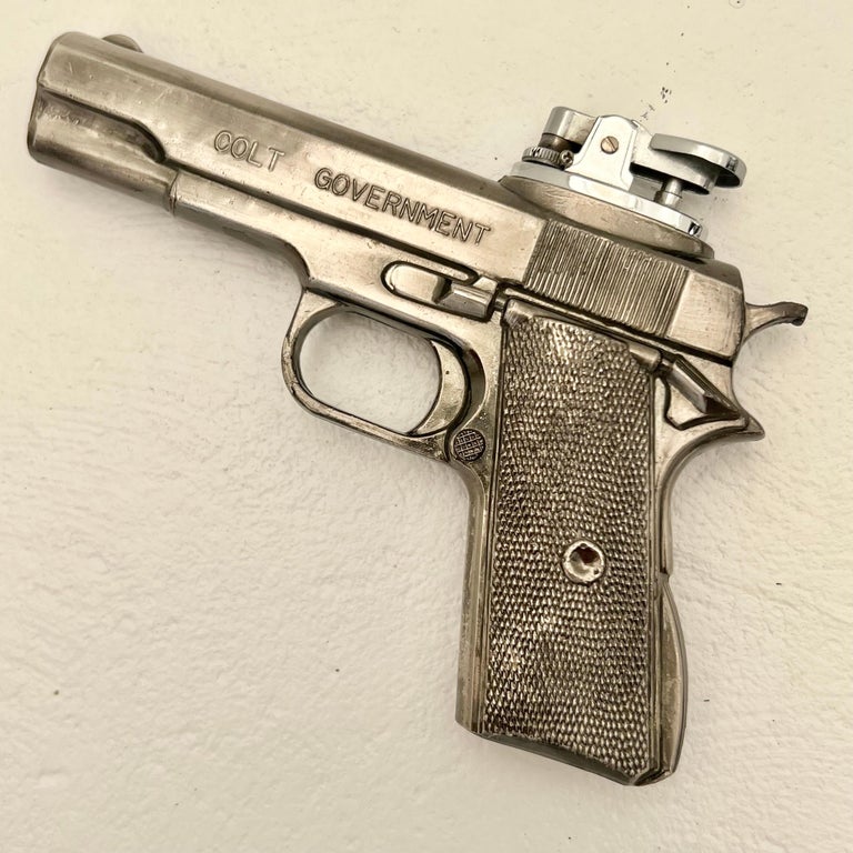 Vintage Colt Government Handgun Lighter, 1980s Japan at