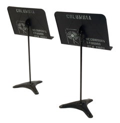 Vintage Columbia 30th Street Studio NYC Music Stands