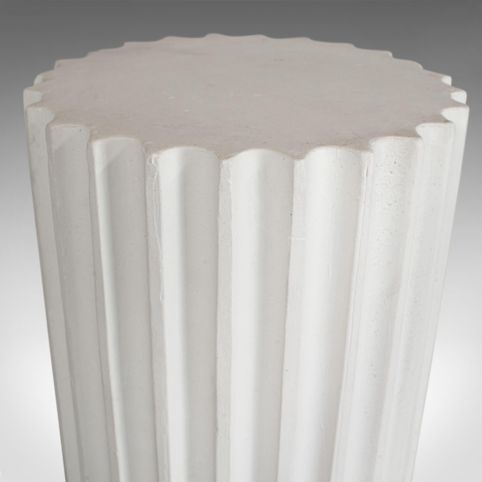 English Vintage Column Base, Architectural, Doric, Classic, C20th - Multiple Available
