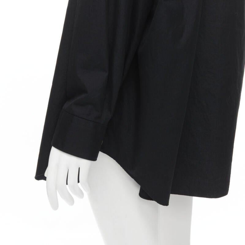 vintage COMME DES GARCONS 1992 chemise asymétrique à col pelleté surdimensionnée en vente 5