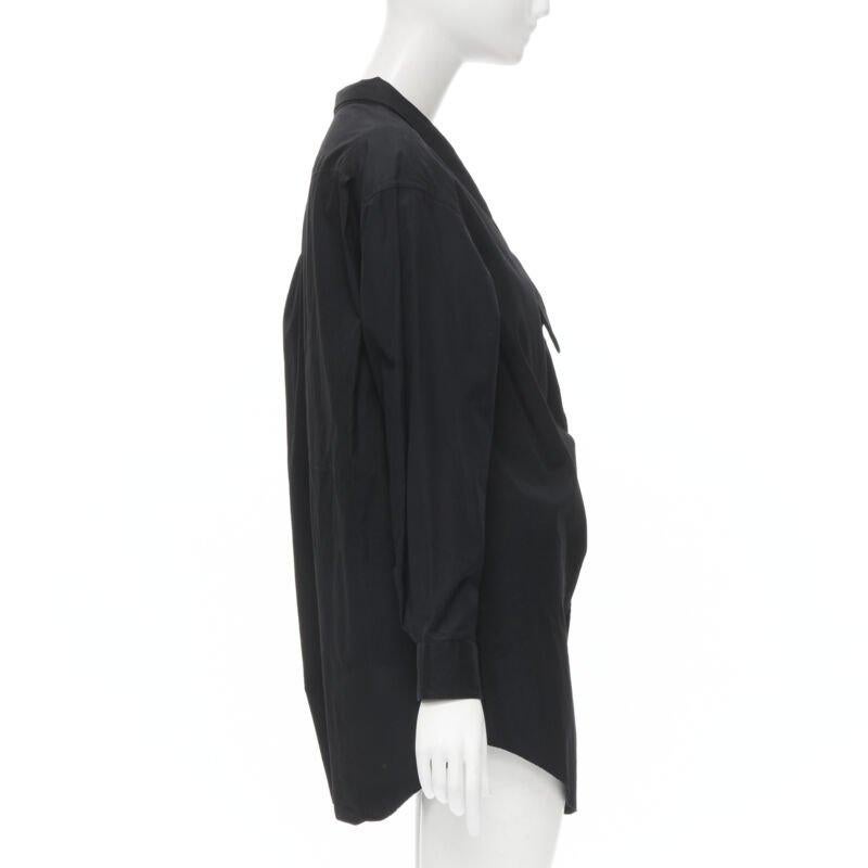 vintage COMME DES GARCONS 1992 chemise asymétrique à col pelleté surdimensionnée Pour femmes en vente