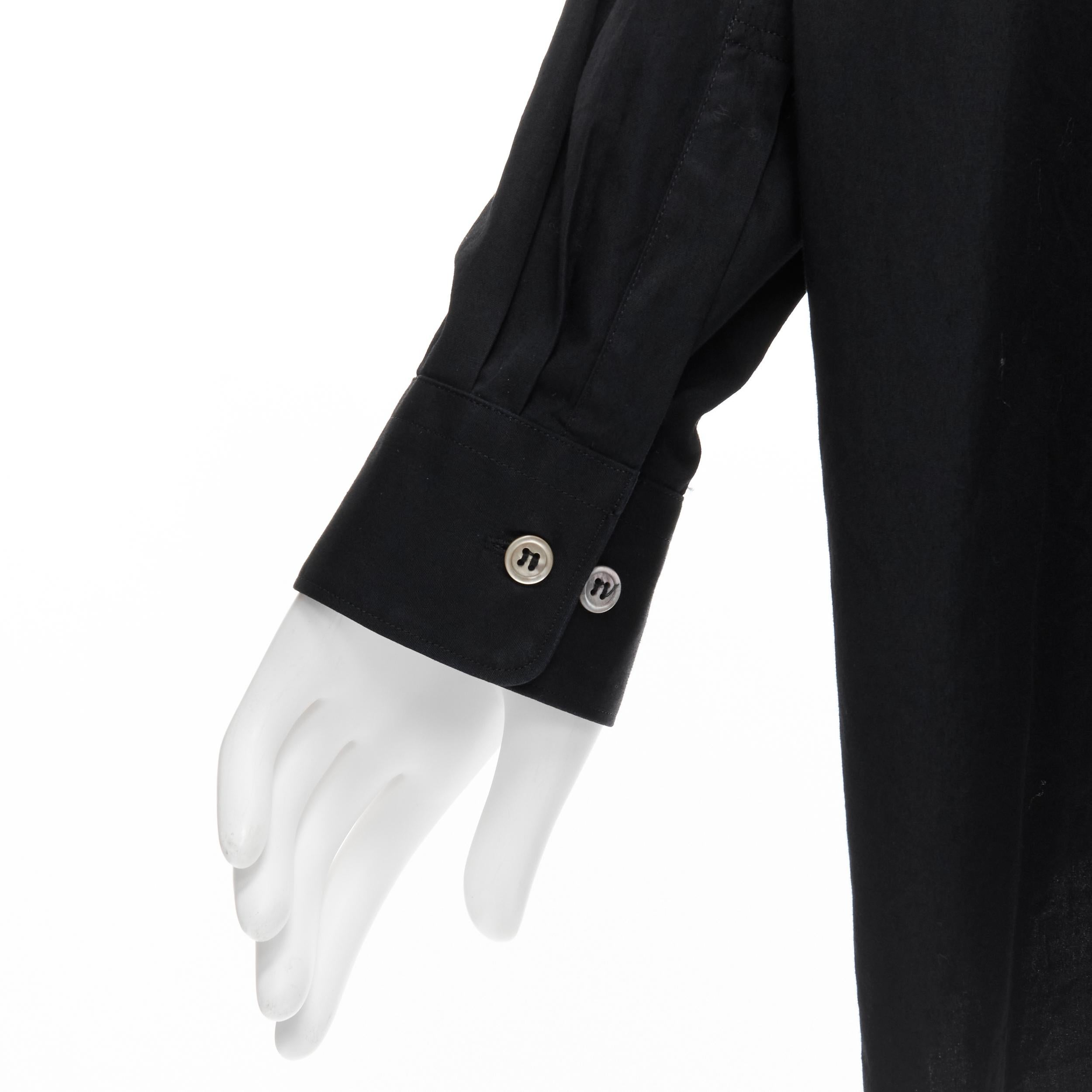 vintage COMME DES GARCONS 1992 asymmetric scoop collar oversized shirt 4