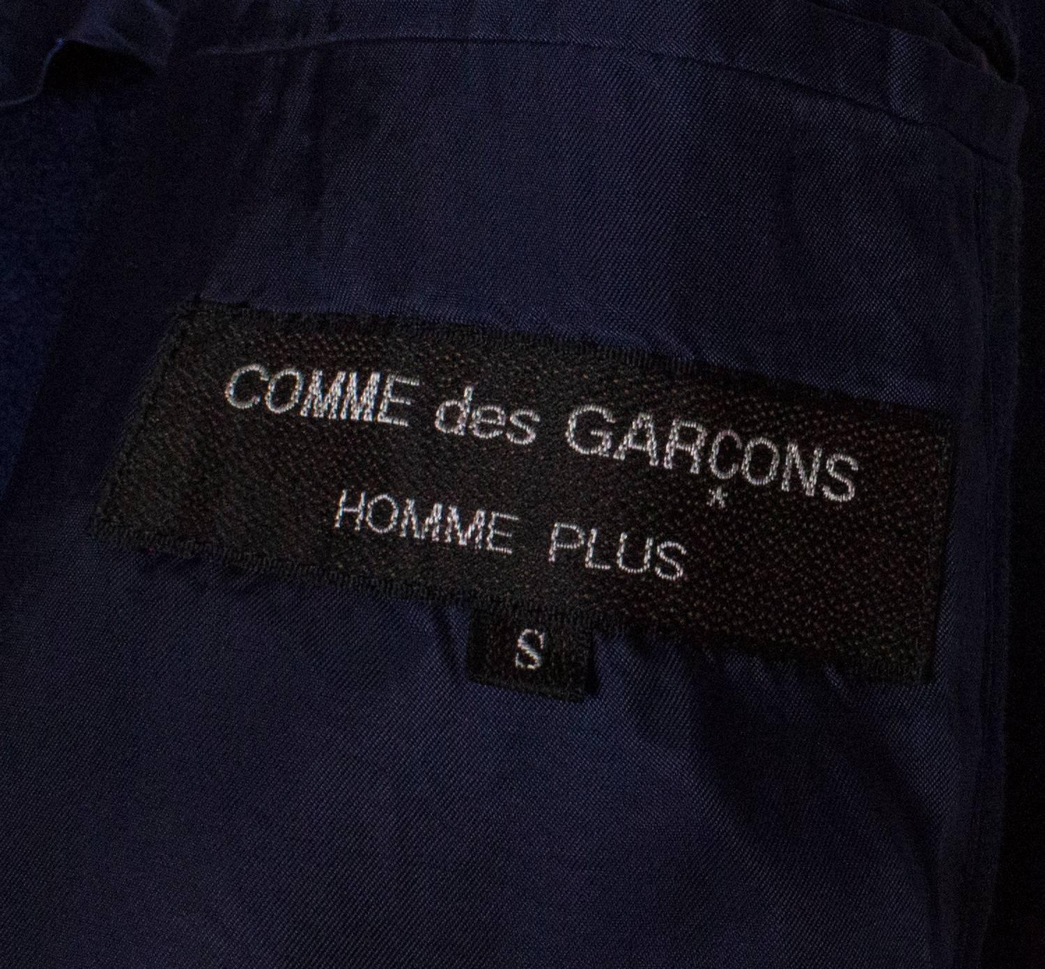 A Vintage Navy Comme des Garcons  Homme Plus Jacket In Good Condition In London, GB