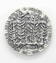 Vintage Commemorative Silver Medal Cosimo Ridolfi, 1990