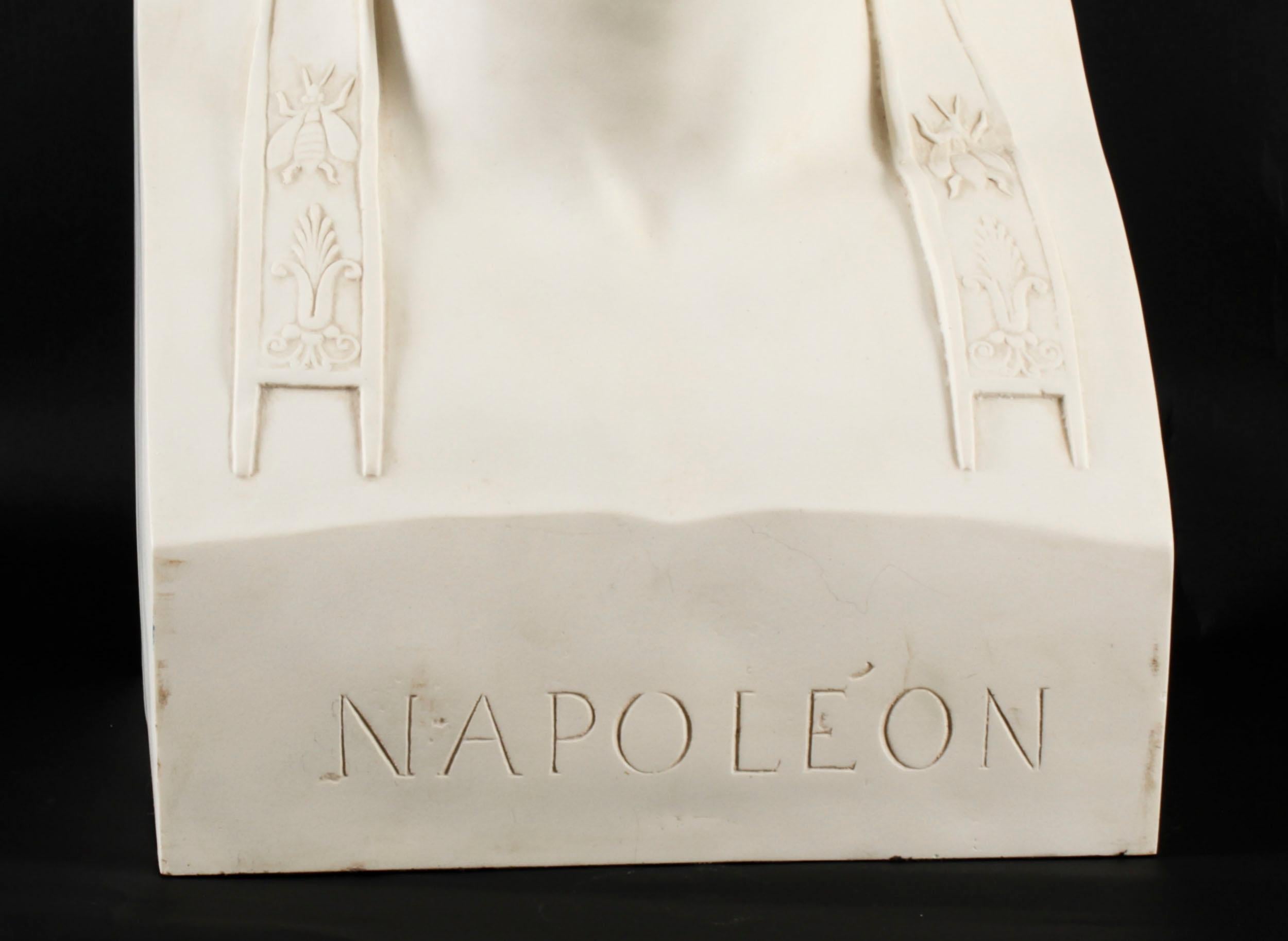 Vintage Composite Marble Bust of Napoleon Bonaparte as Caesar 20th Century In Good Condition For Sale In London, GB