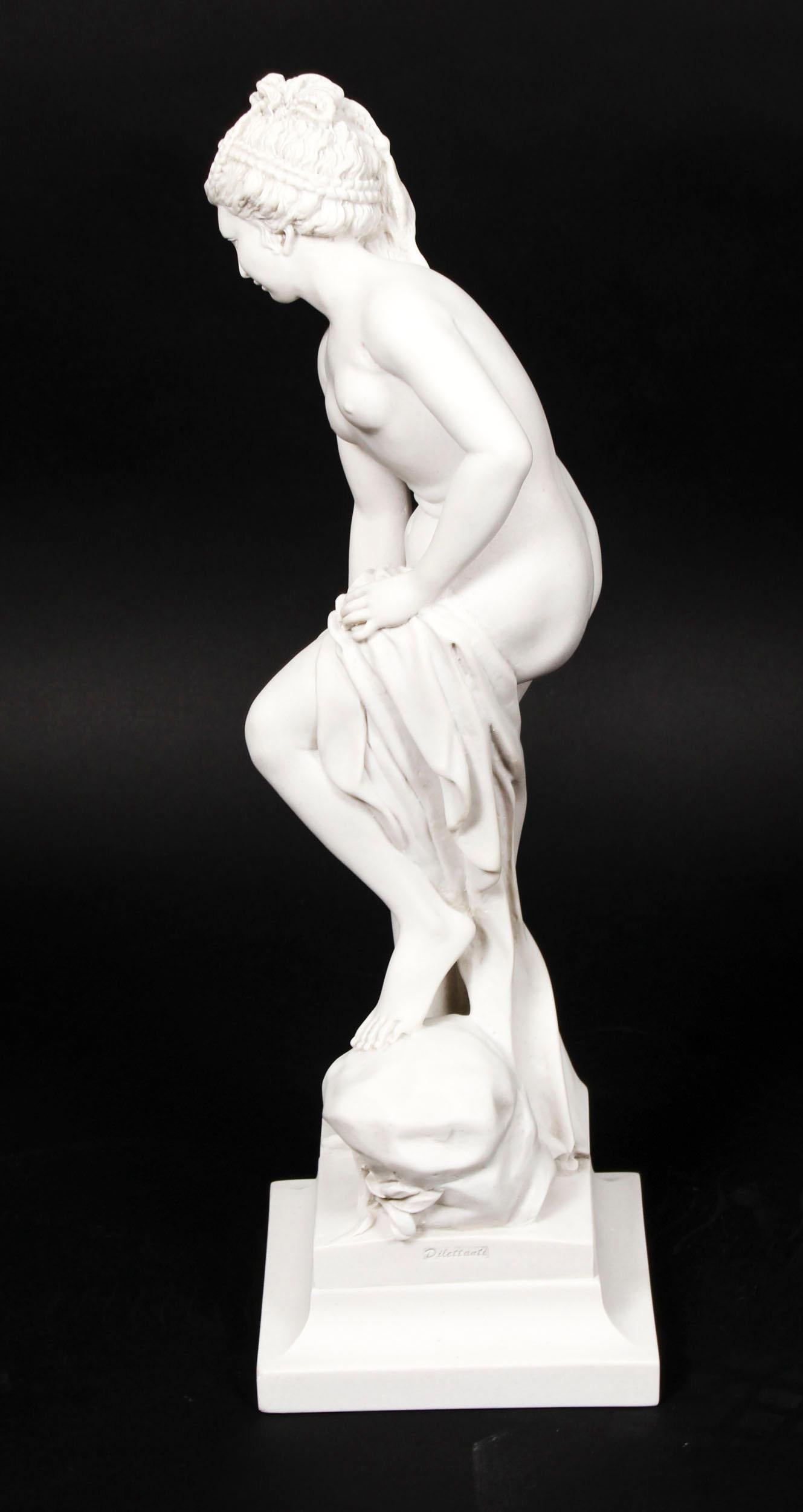 Vintage Composite Marble Sculpture Classical Maiden Late 20th C For Sale 1