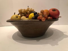 Vintage Compote with 18 Assorted Italian Stone Fruit