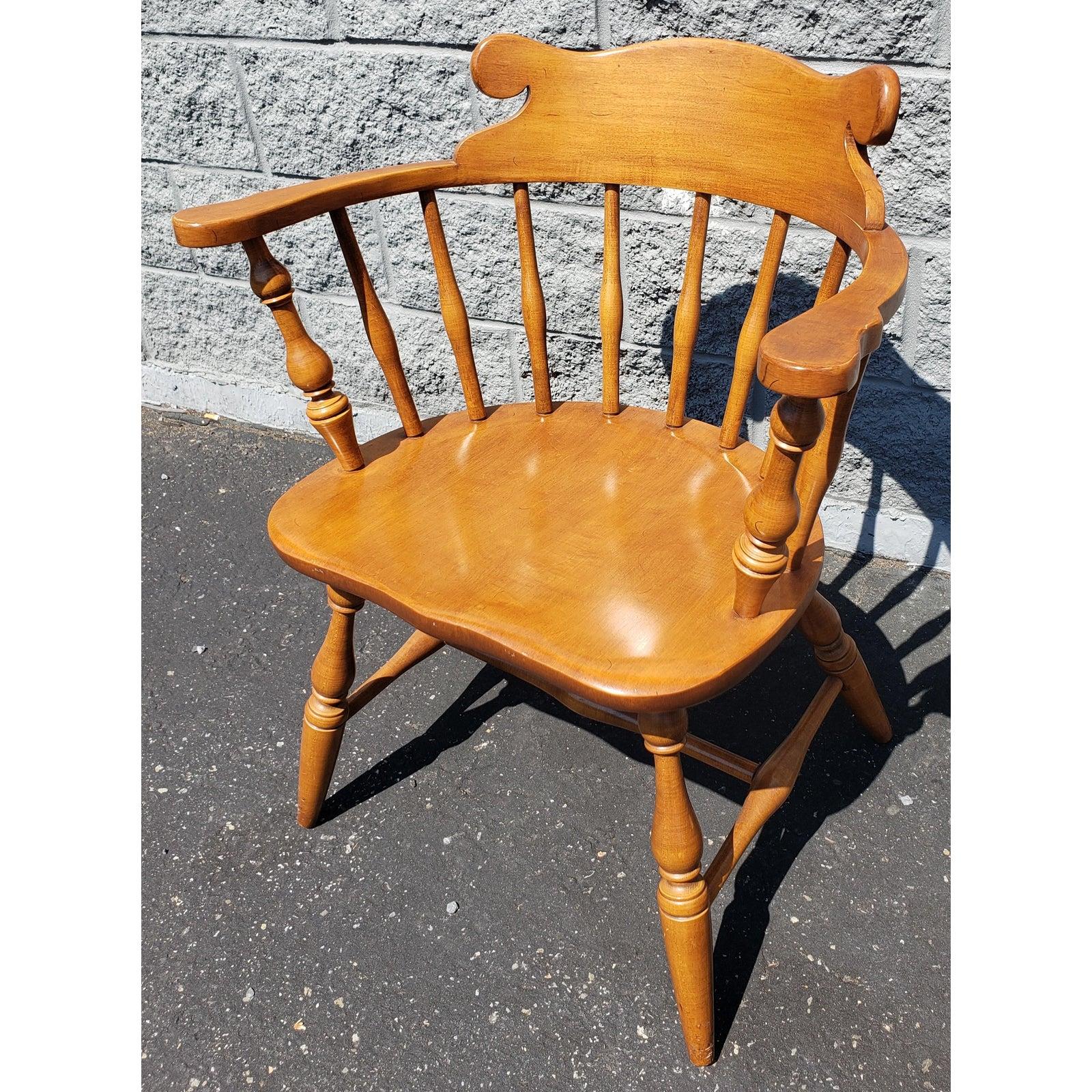 vintage maple chairs