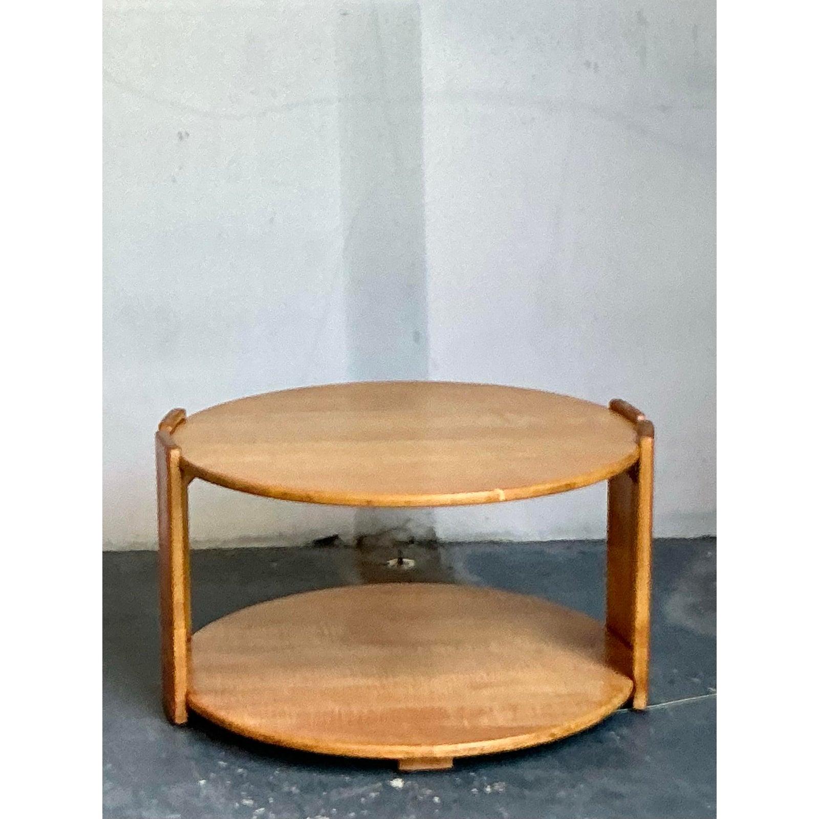 20th Century Vintage Conant Ball Mid-Century Modern Maple Coffee Table For Sale