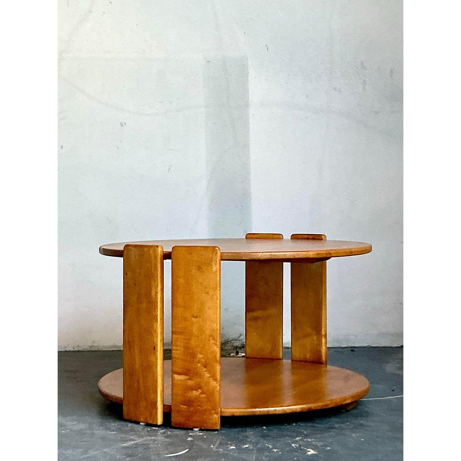 Vintage Conant Ball Mid-Century Modern Maple Coffee Table For Sale 1