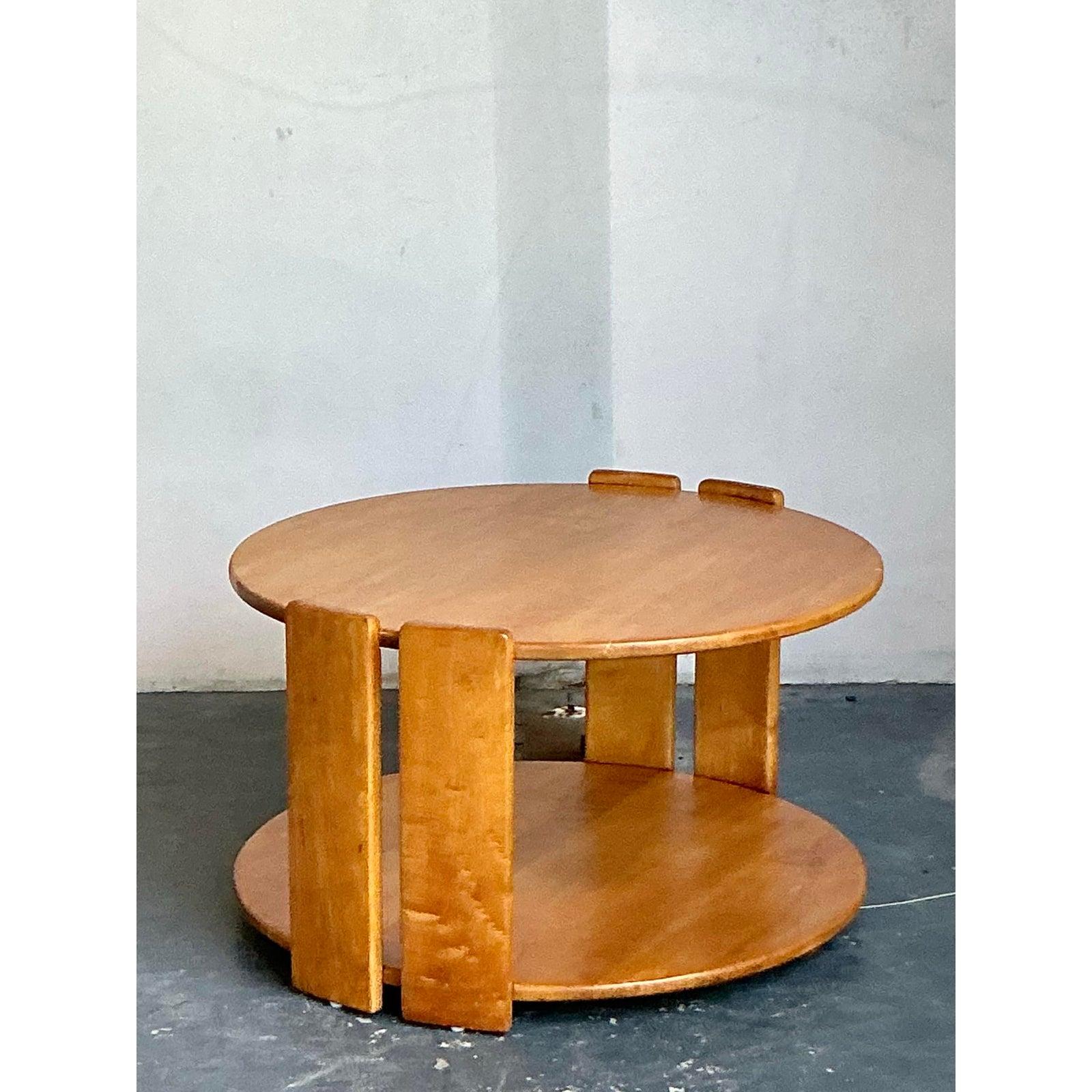 Vintage Conant Ball Mid-Century Modern Maple Coffee Table For Sale 3