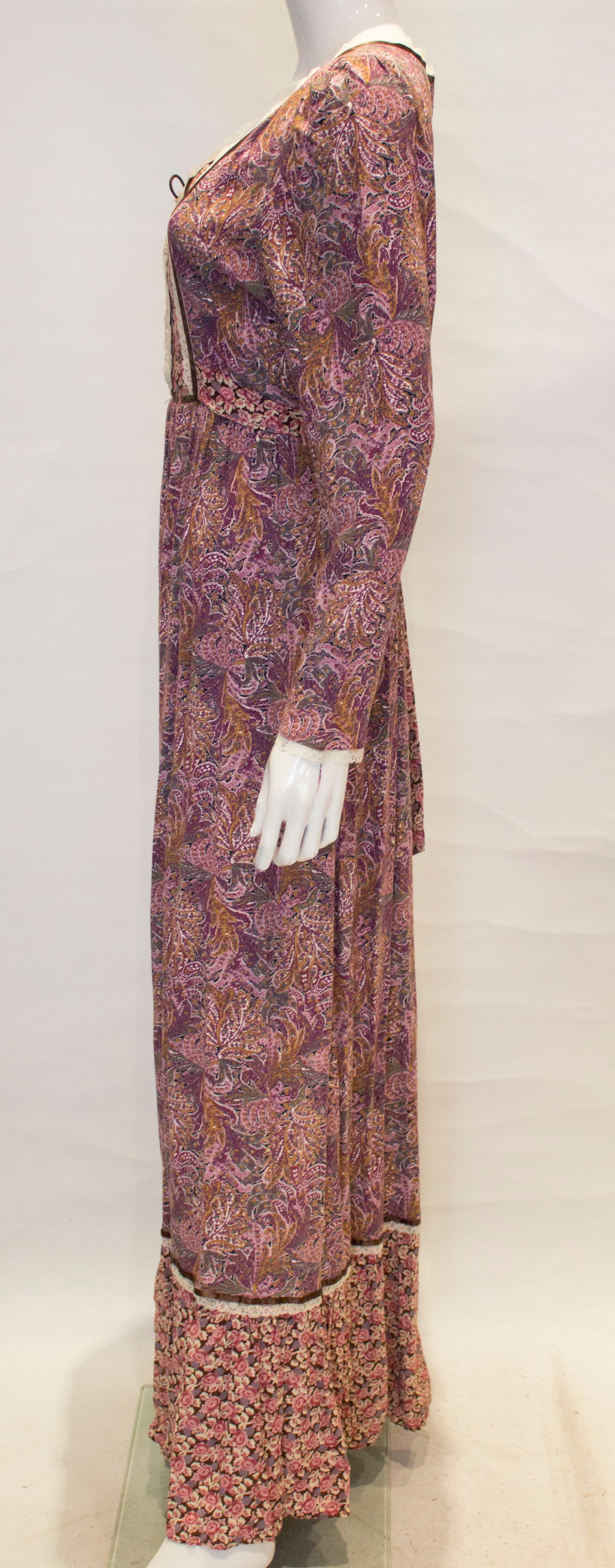 Brown Vintage Concept by Samuel Sherman Dress For Sale