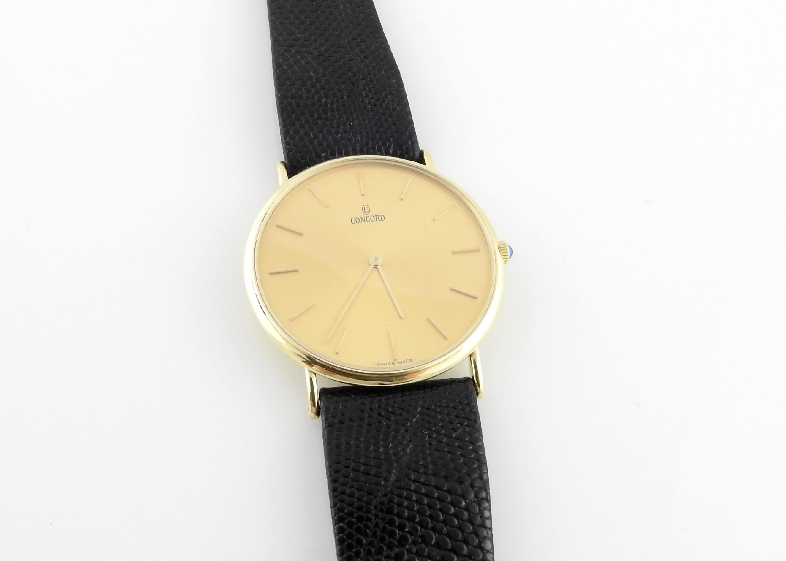 Vintage Concord 14K Yellow Gold Men's Watch Ultra Slim 4
