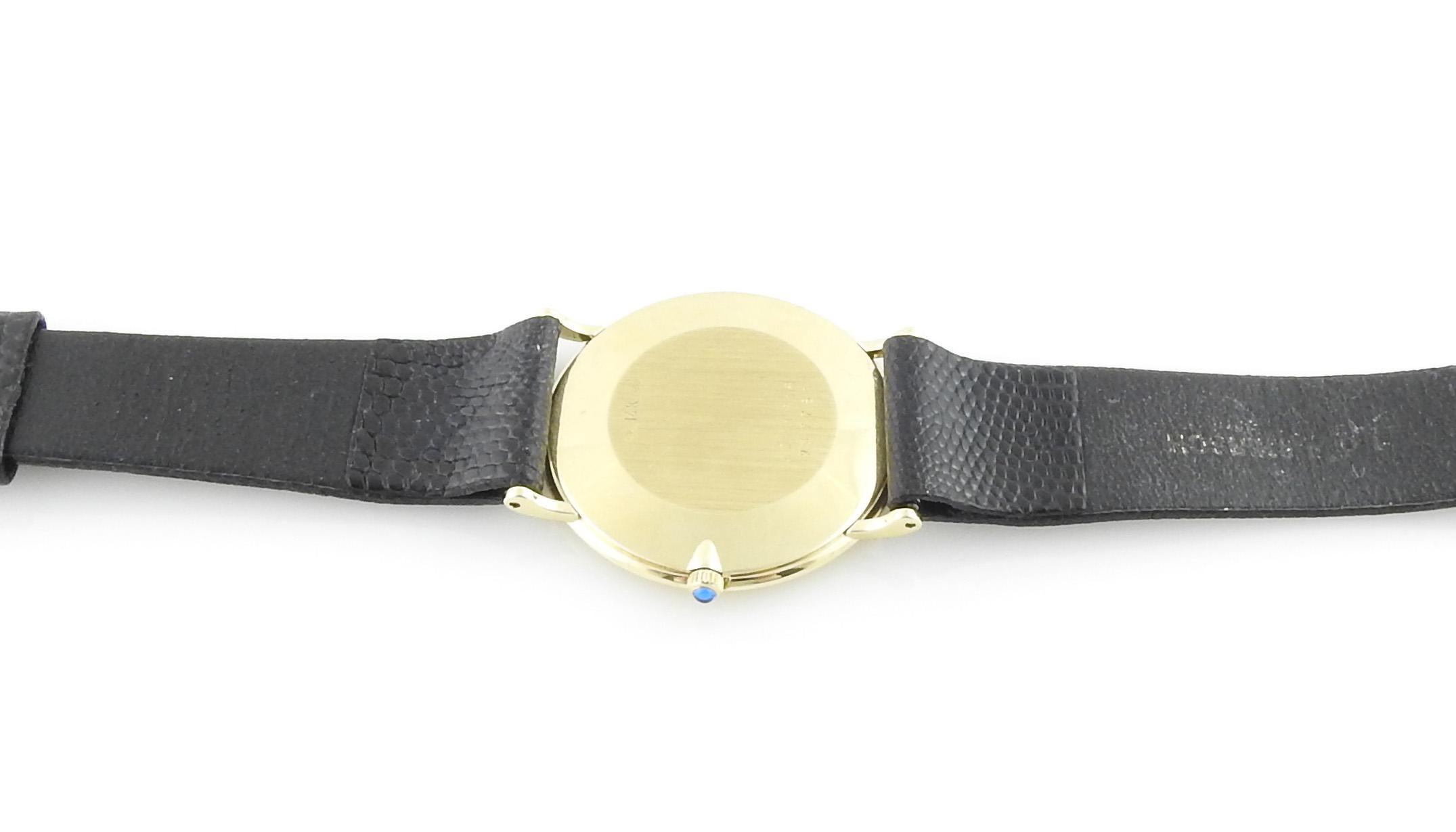 concord quartz 14k watch