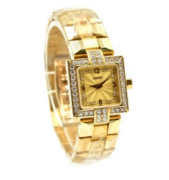 Concord Ladies Yellow Gold Diamond Vintage quartz Wristwatch