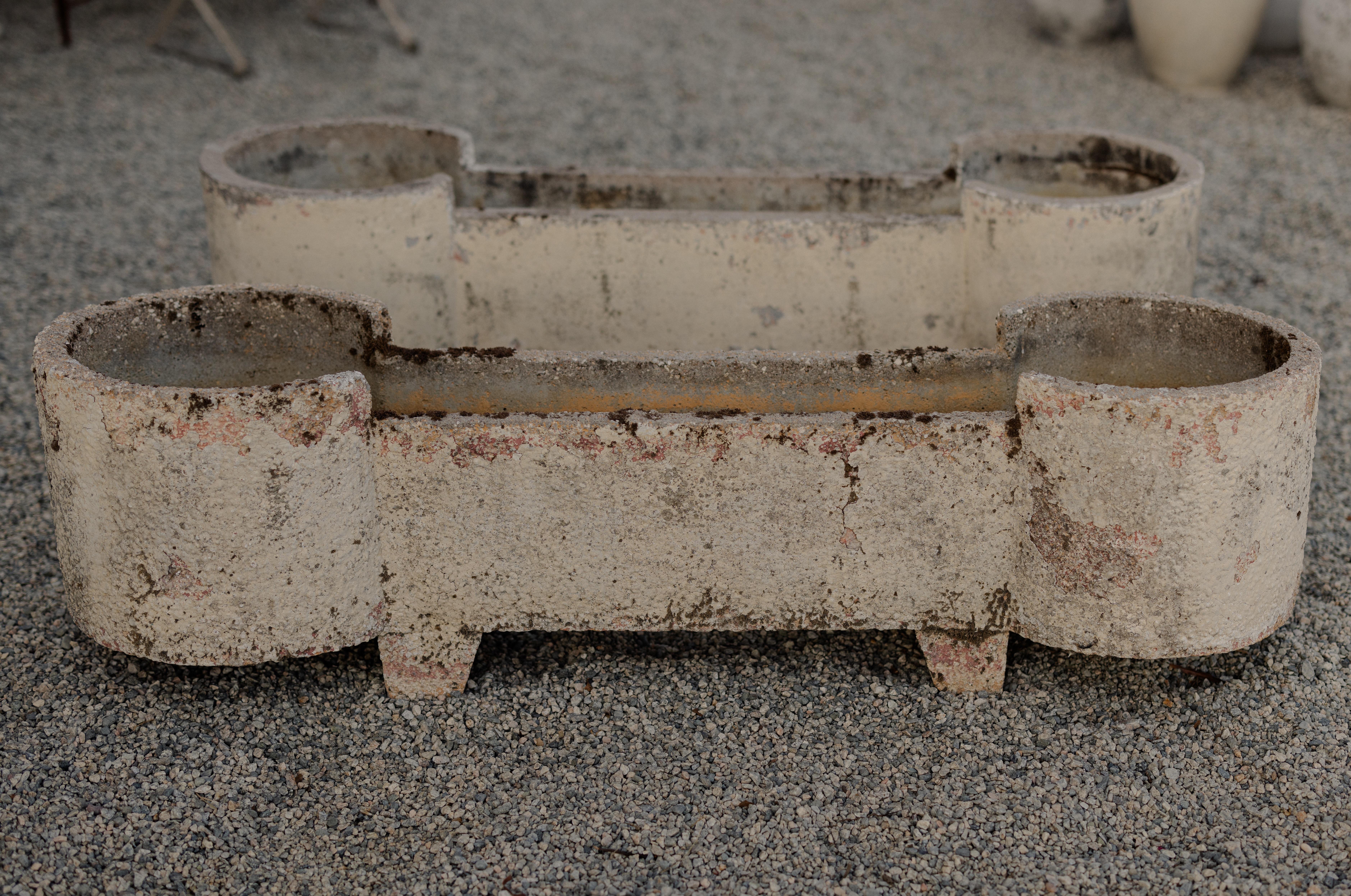 Vintage Concrete Dog Bone Planters

H 16.5