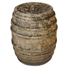 Used Concrete Garden Barrel