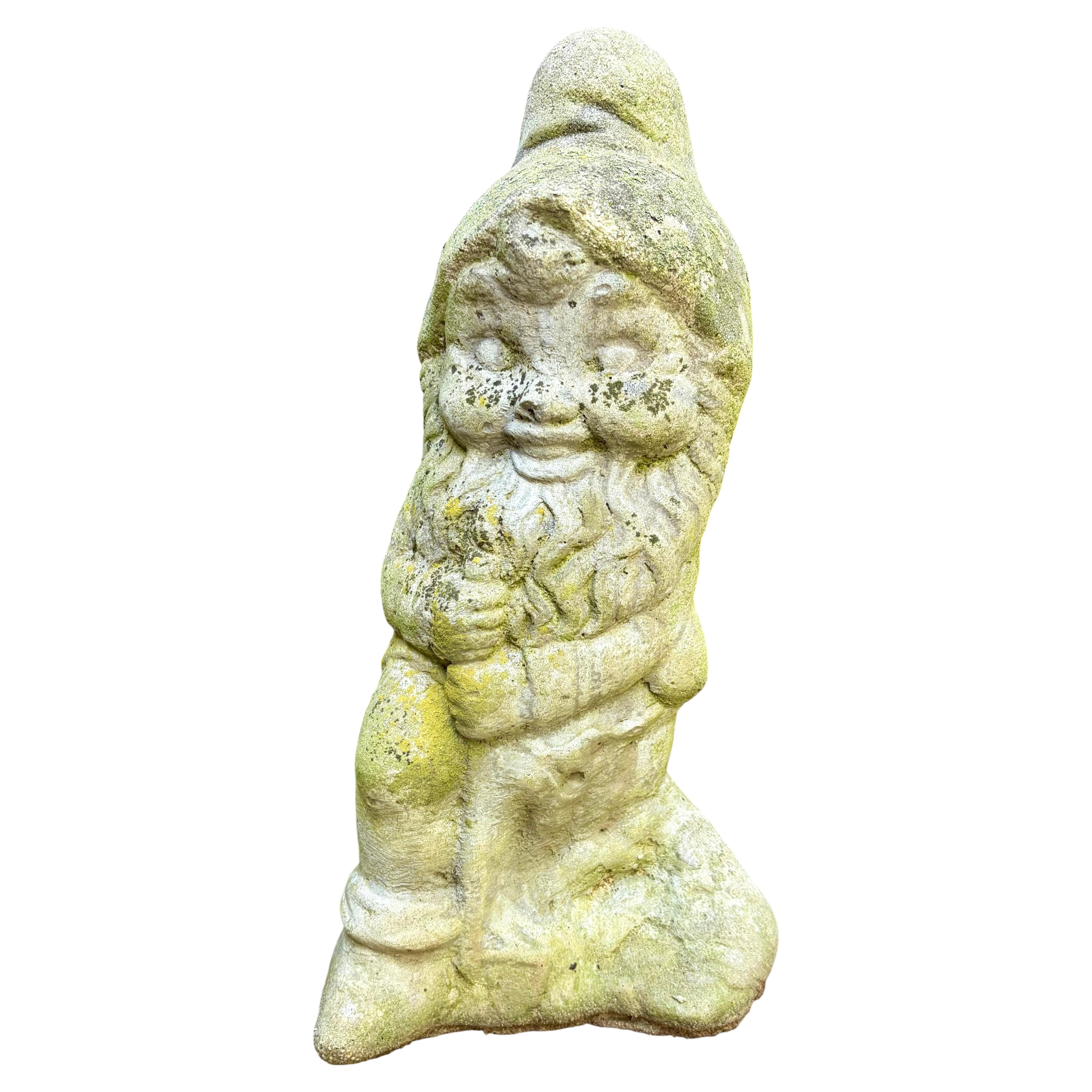 Vintage Concrete Garden Gnomes