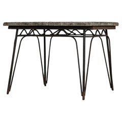 Used Concrete Garden Table From France, Circa 1940