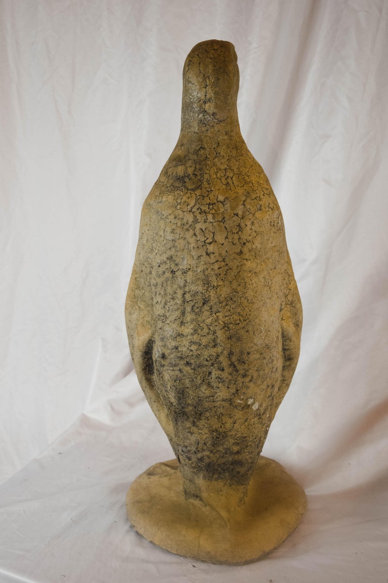 Vintage Concrete Penguin Garden Statue at 1stDibs | concrete penguin