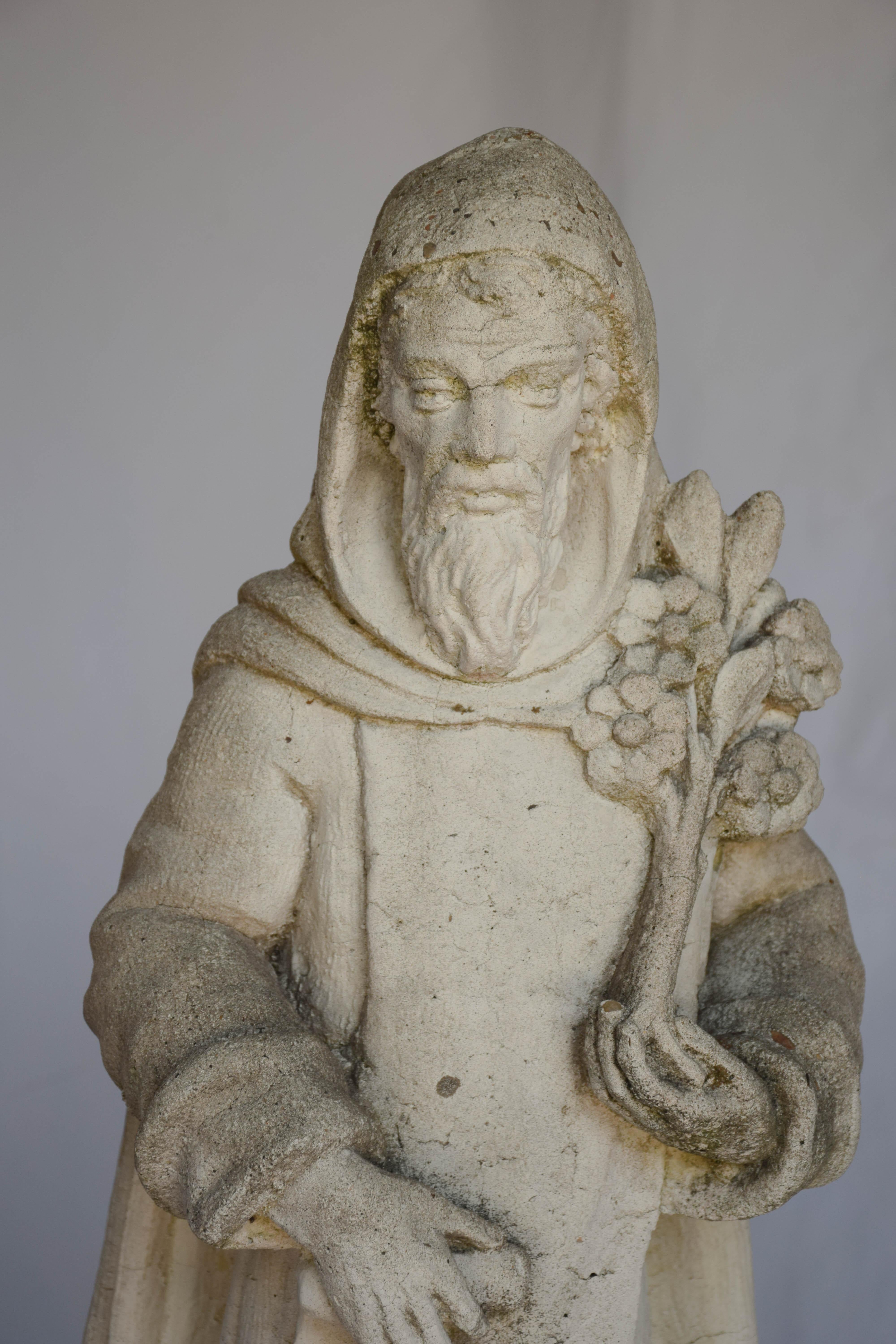 saint fiacre garden statue