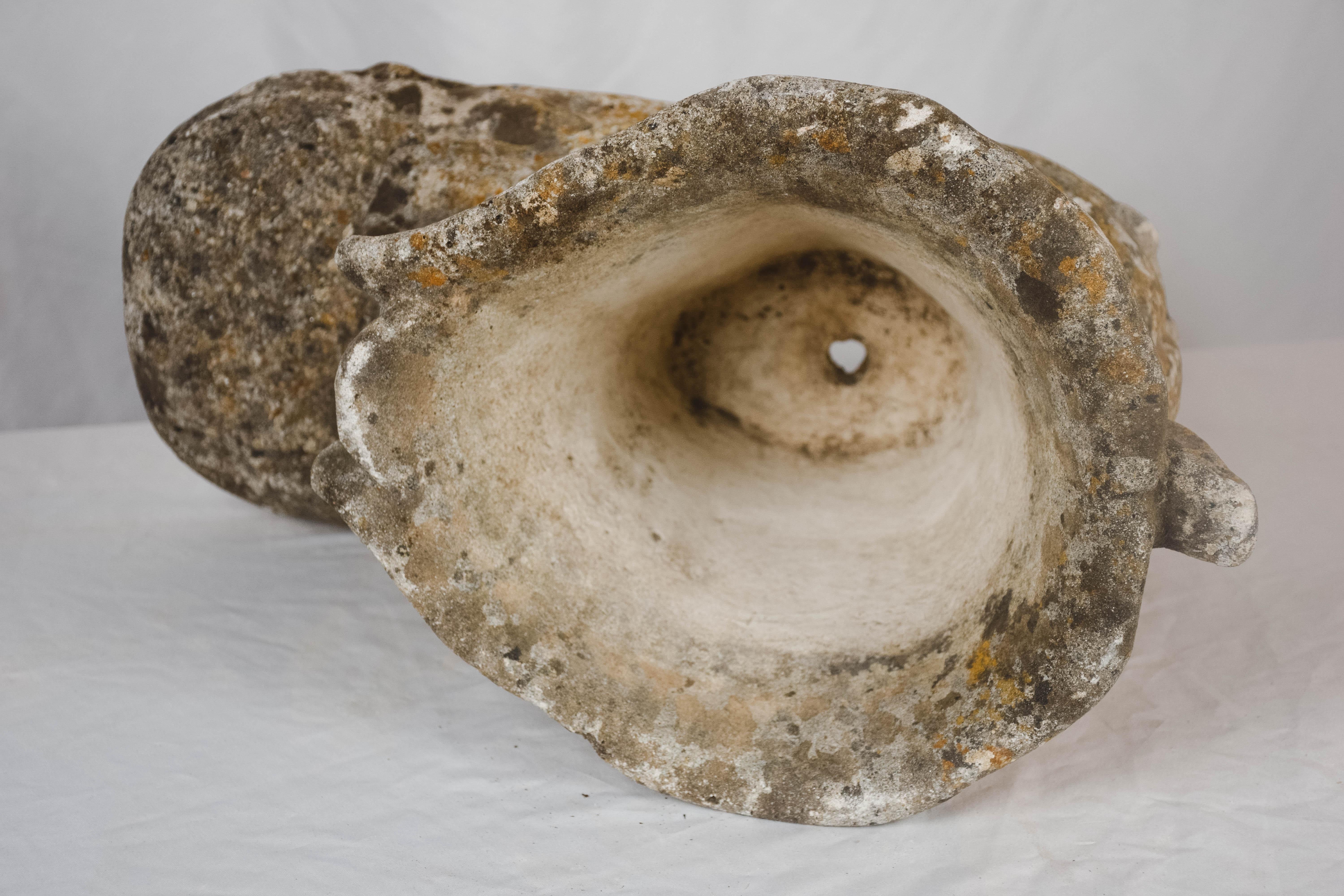 Vintage Concrete Shoe Garden Element 8