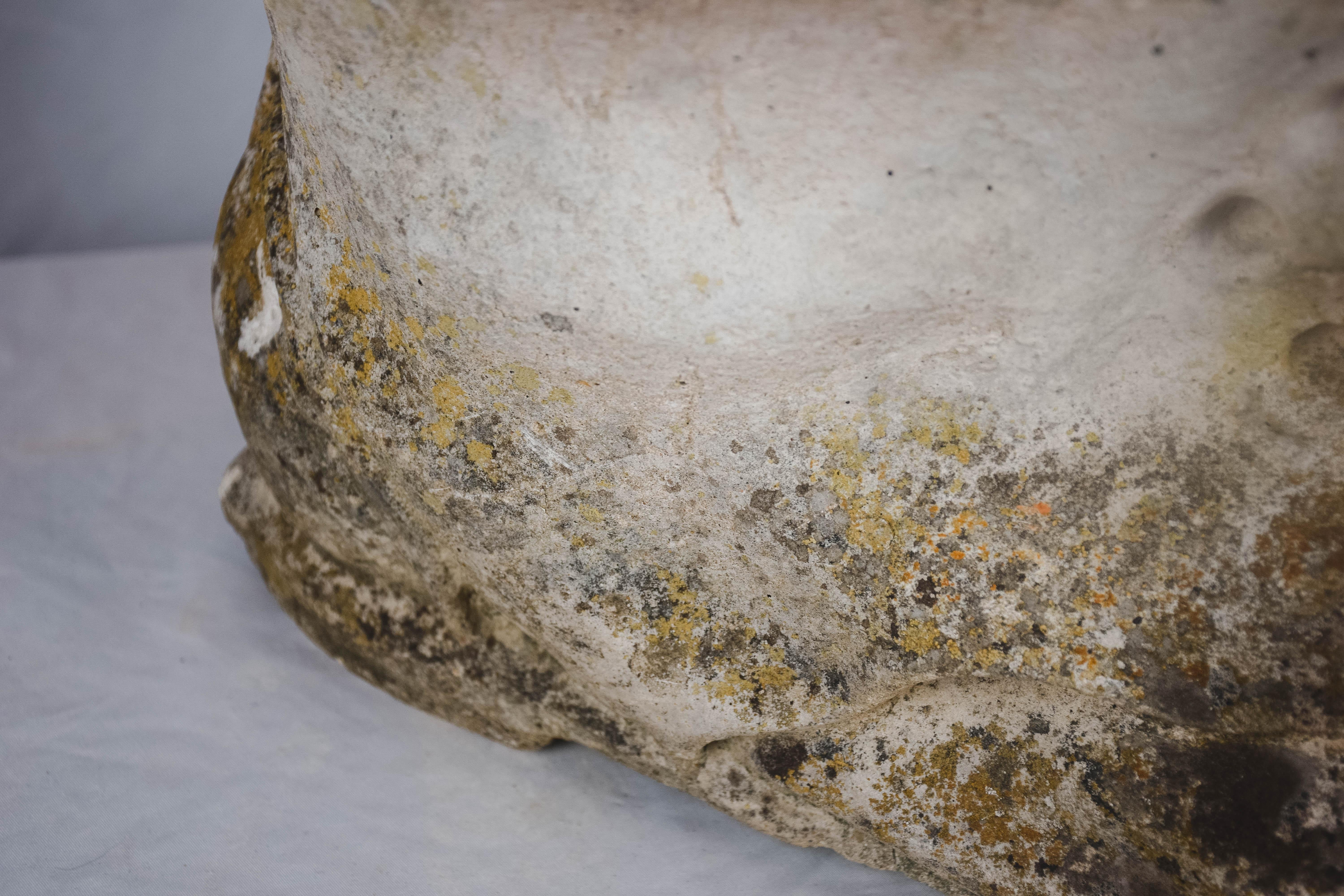 20th Century Vintage Concrete Shoe Garden Element