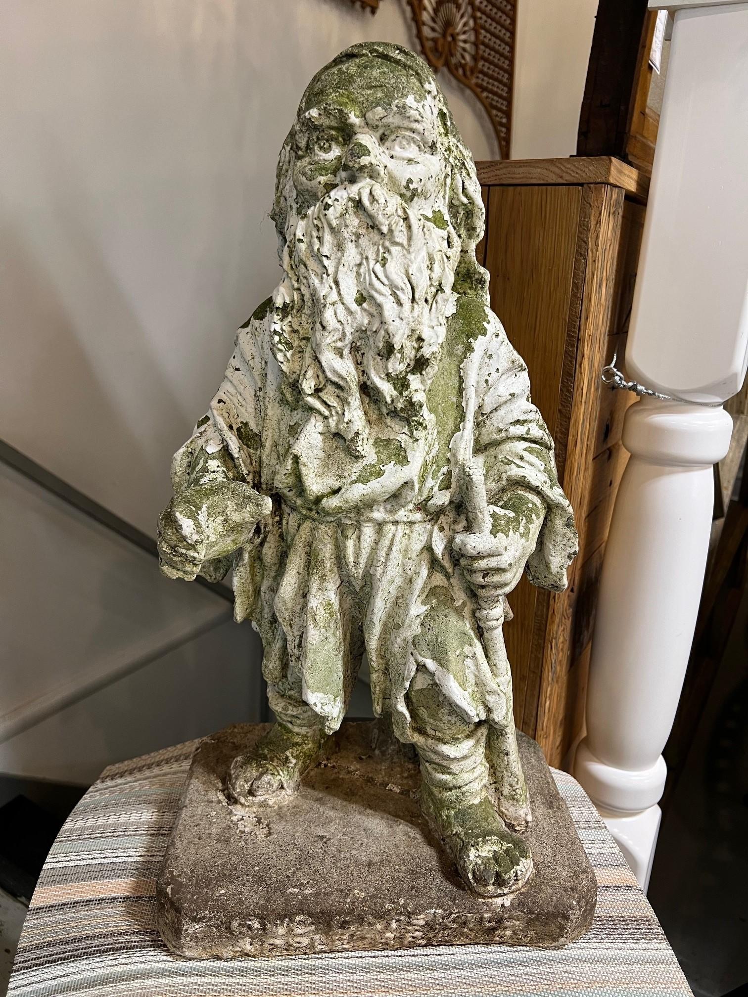 American Vintage Concrete Statue 