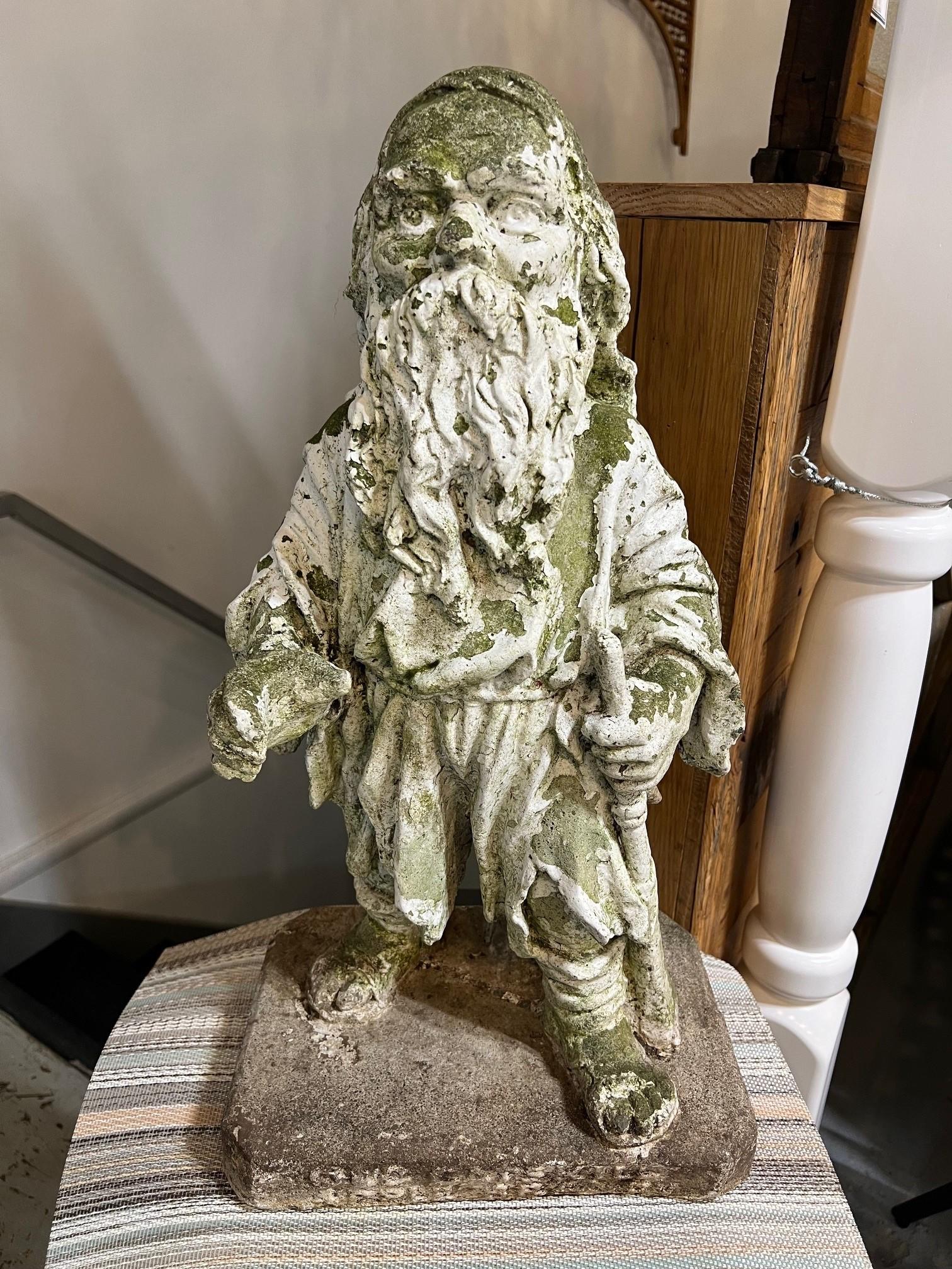 Cast Vintage Concrete Statue 