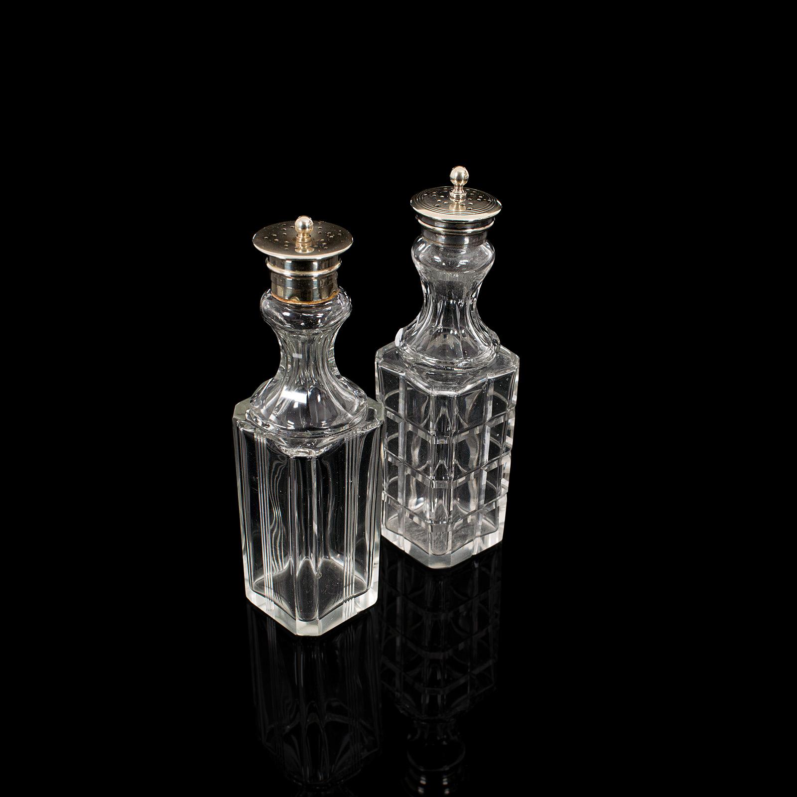 Vintage Condiment Set English Silver Plate Table Rack Pringle & Sons, circa 1930 3