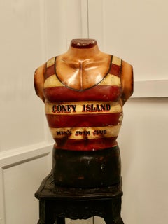 Vintage Coney Island Men’s Swim Club Retro Mannequin