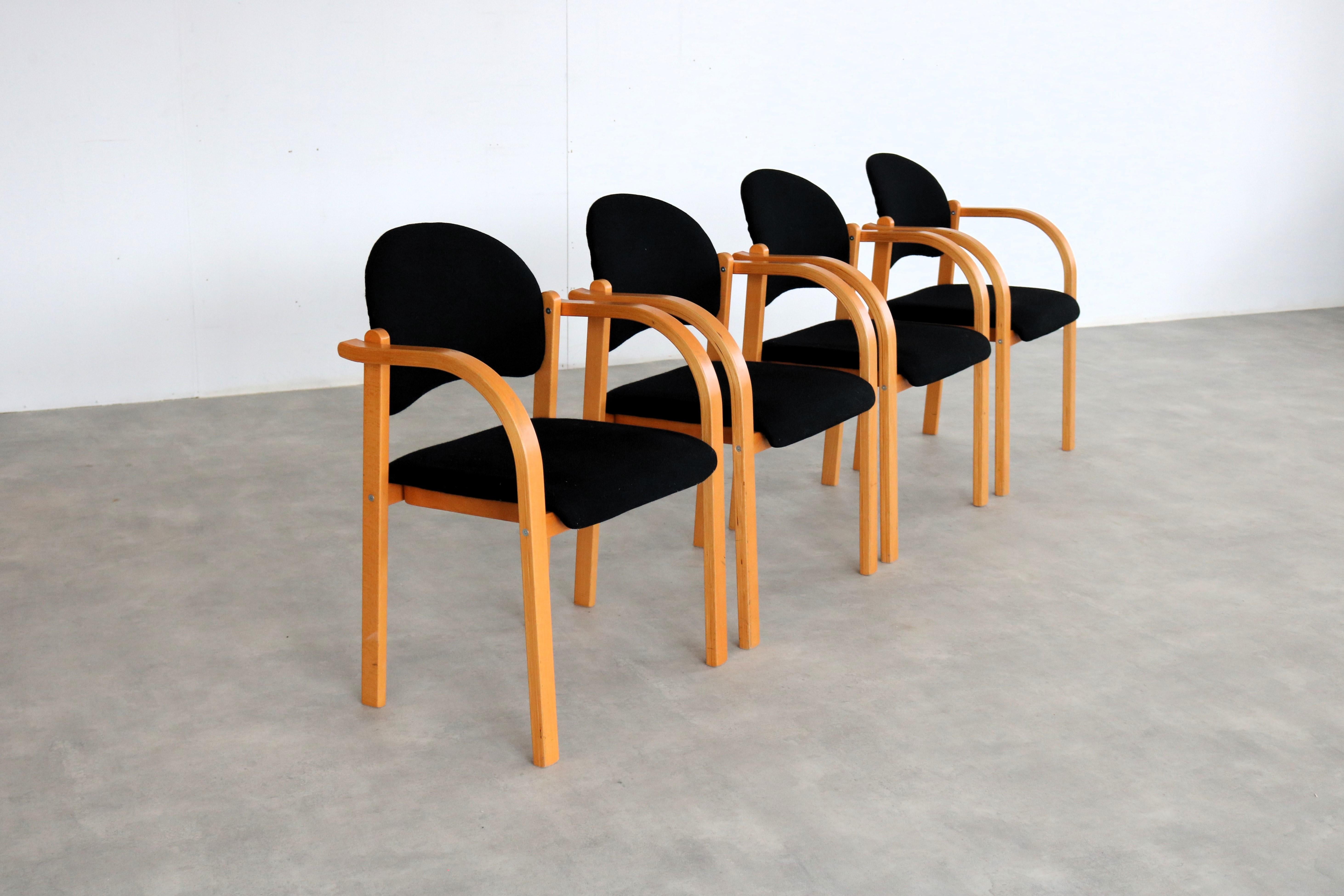 vintage conference chairs  chairs  Sweden In Good Condition For Sale In Lemmer, NL