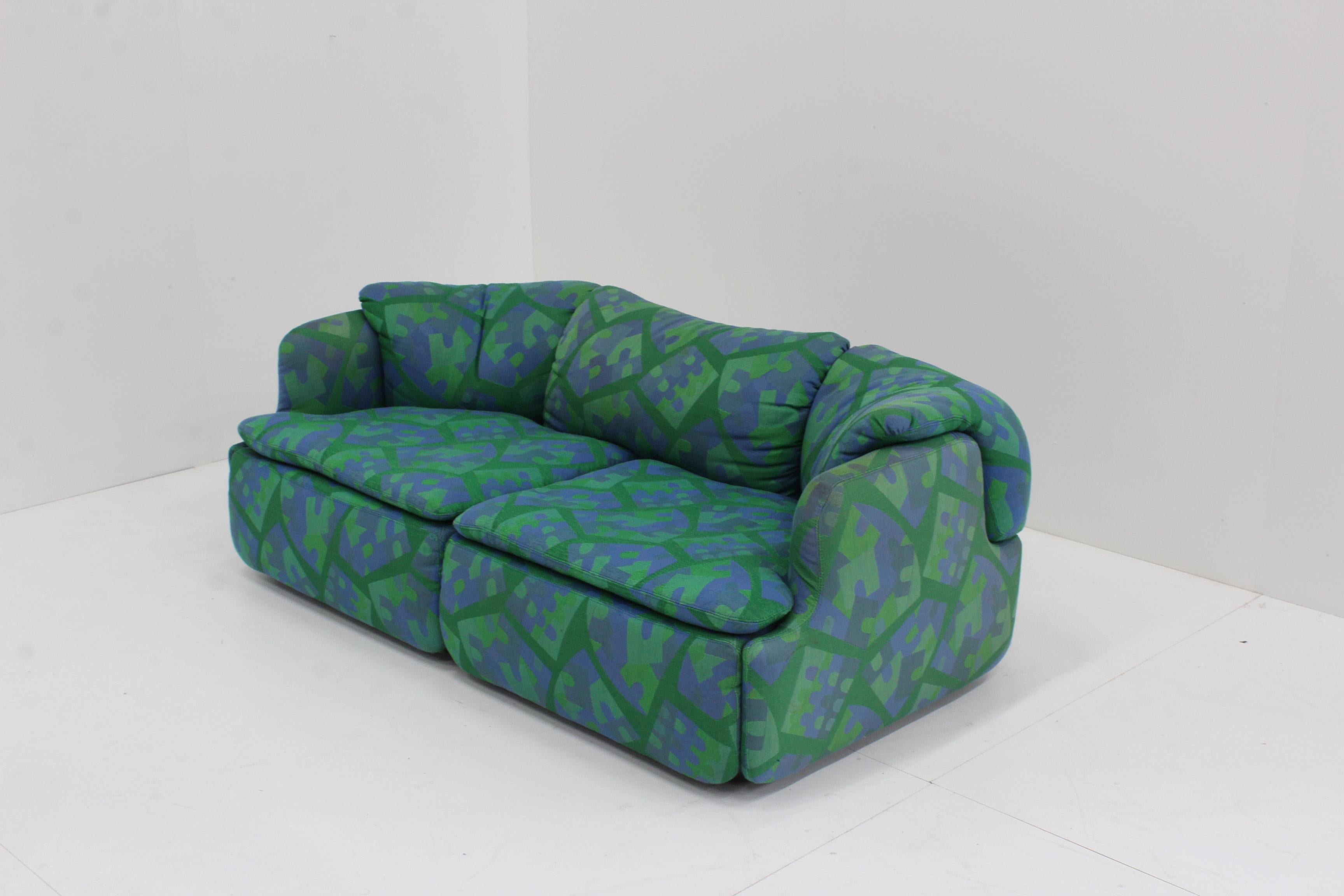 Confidential Vintage-Sofa von Alberto Rosselli für Saporiti, Confidential im Angebot 7