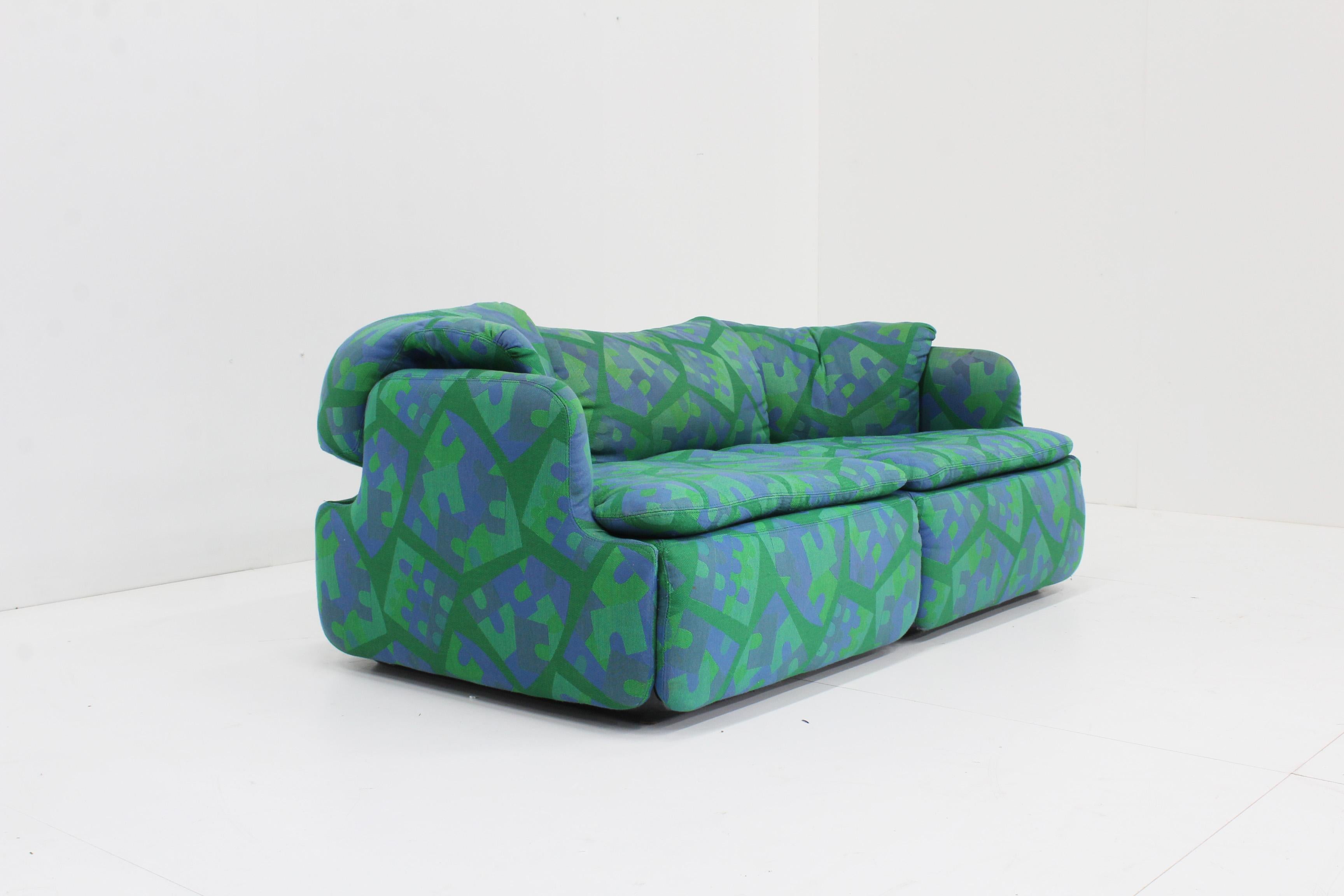 Vintage Confidential Sofa by Alberto Rosselli for Saporiti 1