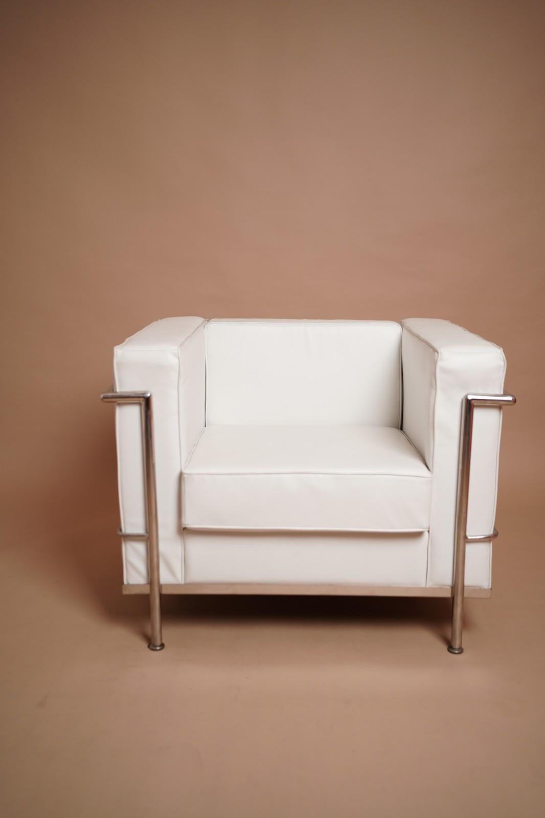 Vintage Confort Le Corbusier LC2 Longue Chair Italy 1970s In Good Condition For Sale In Čelinac, BA