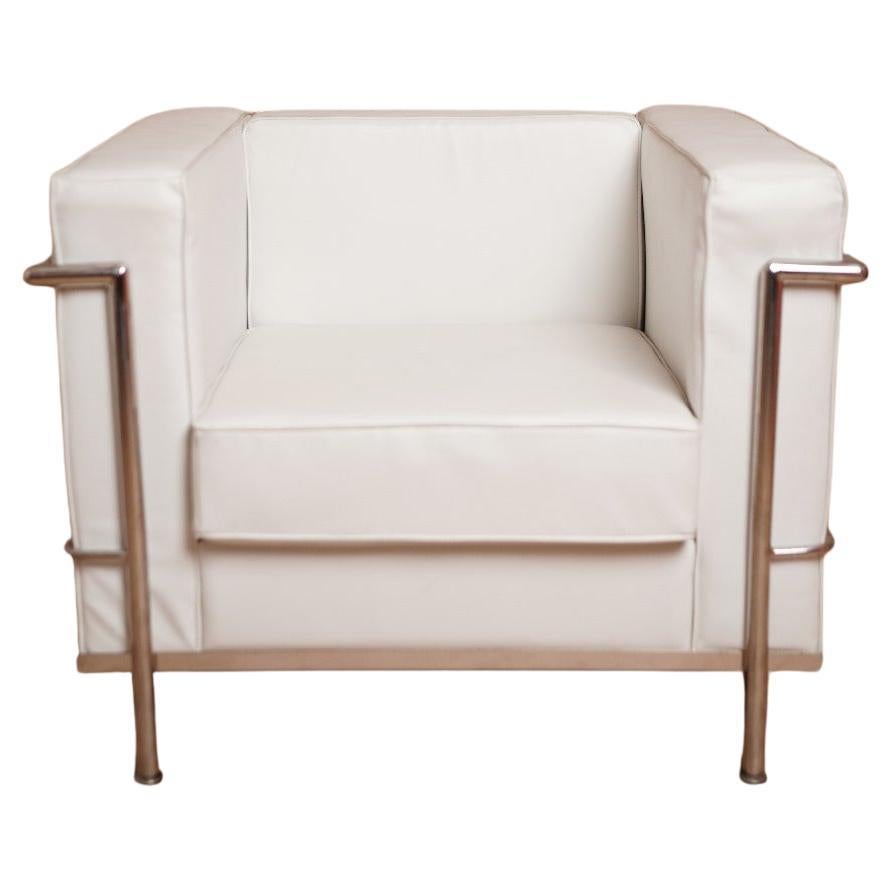 Silla Longue Vintage Confort Le Corbusier LC2 Italia Años 70