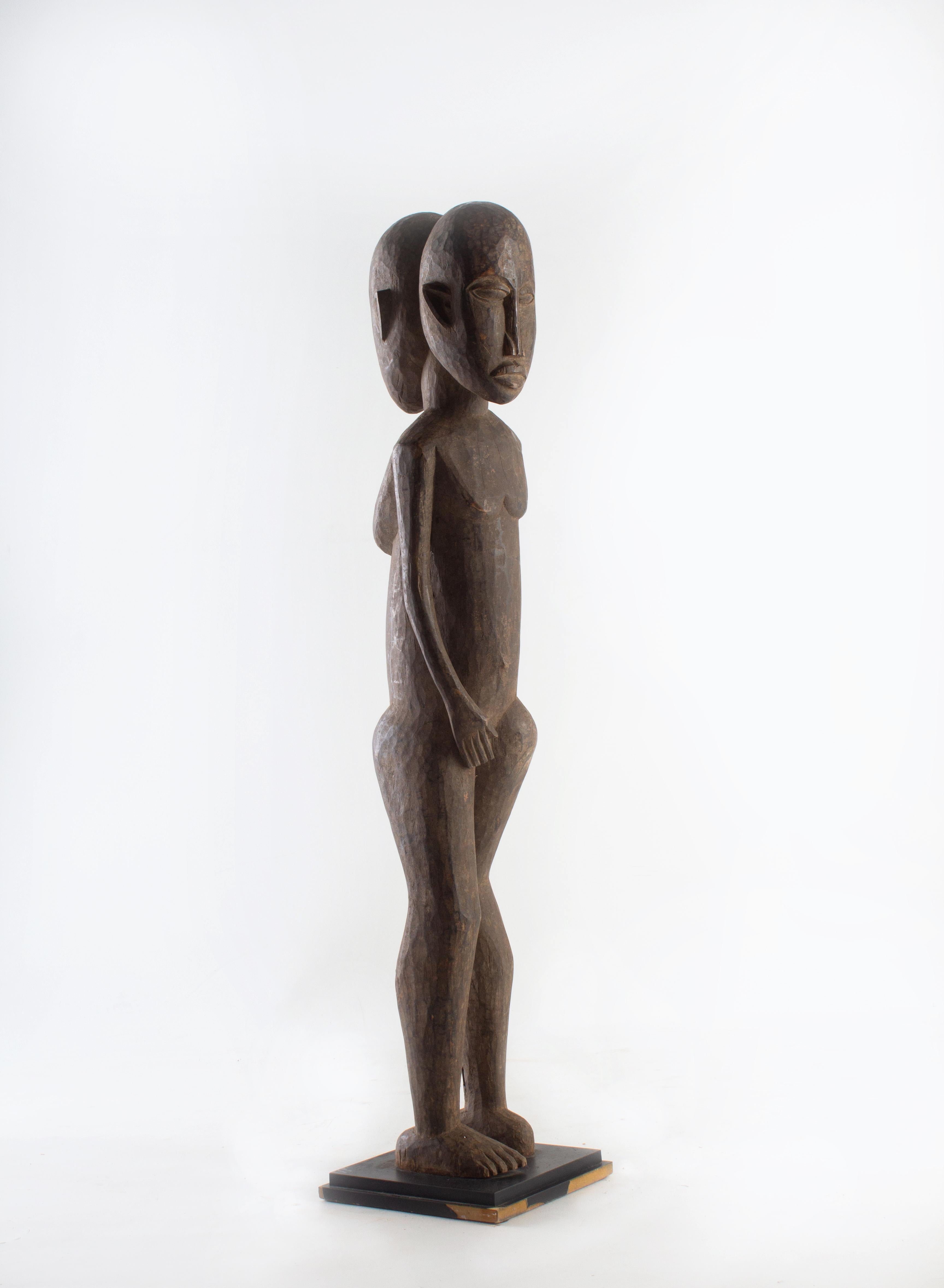 Vintage Congolese fertility wood carved icon. In my organic, contemporary, vintage and mid-century modern aesthetic.