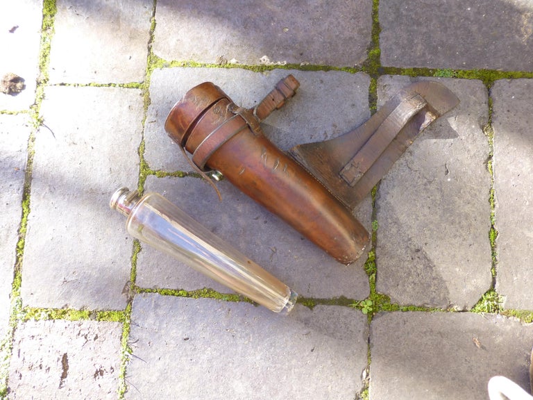 Vintage Conical Hunting Flask. For Sale at 1stdibs
