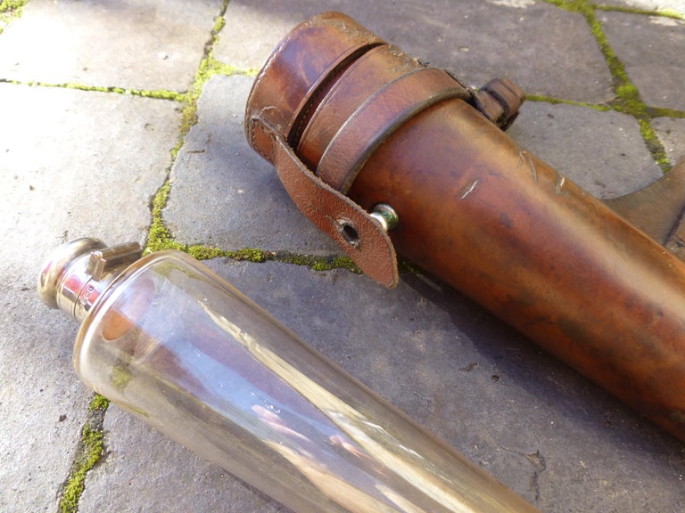 Vintage Conical Hunting Flask. For Sale at 1stdibs