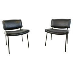 Vintage Conseil Chairs by Pierre Guariche 1950's, France