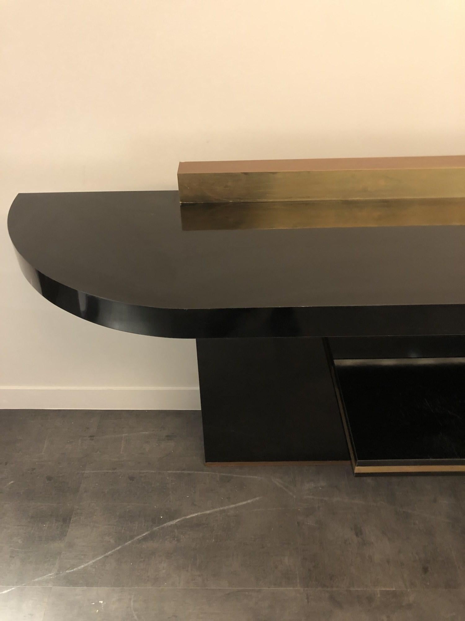Lacquered Vintage console At Cost Price For Sale