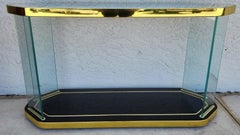 Vintage Art Deco Console Dry Bar Rolling